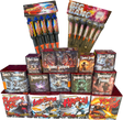 Power Surge Pack 24-piece complete display firework pack by Galactic Fireworks