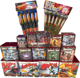 Power Surge Pack 24-piece complete display firework pack by Galactic Fireworks