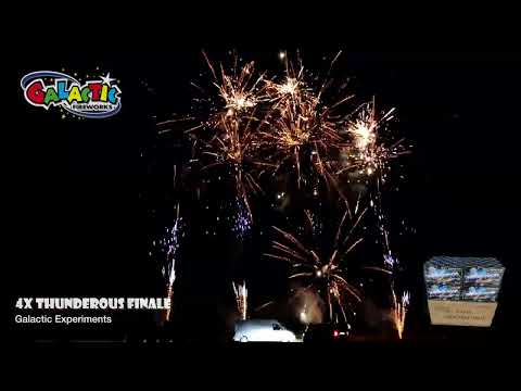 Thunderous Finale firework demo by Galactic Fireworks