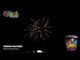 Throne Snatcher firework exploding with large gold brocade crowns and red tips.