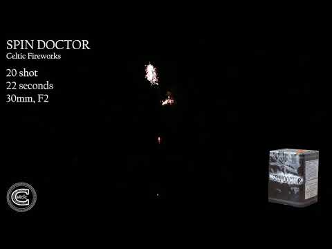 Spin Doctor firework, firing demo