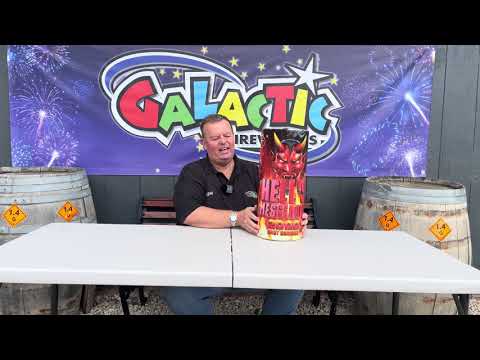 Hells Messenger firework, firing demo