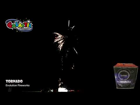 Tornado firework, firing demo