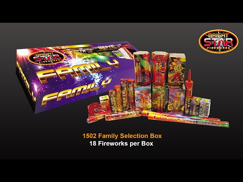 Family Box firework demo by Bright Star