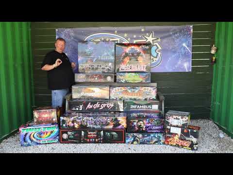 Showstopper Pack compound firework, firing demo