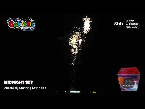 Casino Royale Bag firework, firing demo