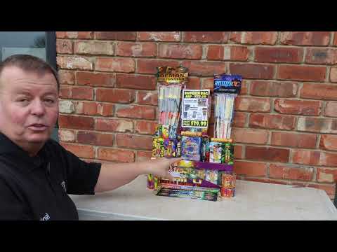Family Bargain Bag firework demo by Galactic Fireworks