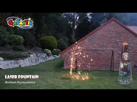 Laser firework demo by Brothers Pyrotechnics
