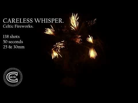 Careless Whisper firework demo by Celtic