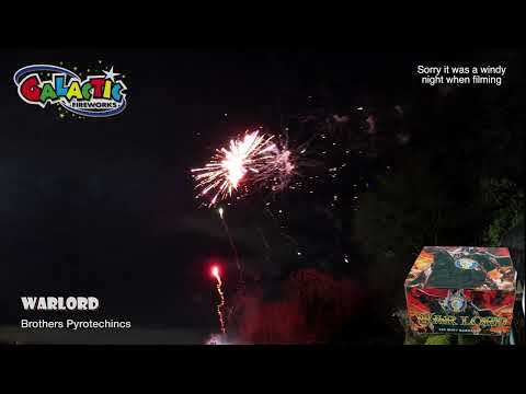 Warlord firework, firing demo