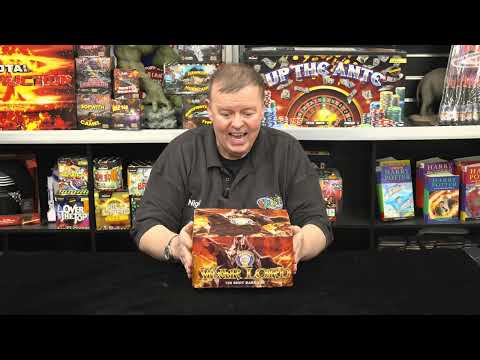 Warlord firework, firing demo