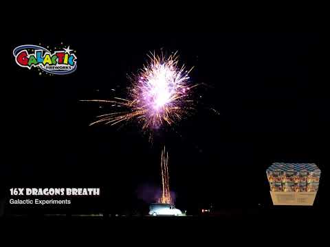 Dragons Breath barrage night demonstration