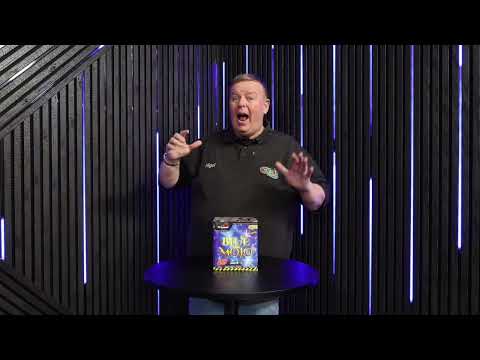 Blue Mojo firework, firing demo