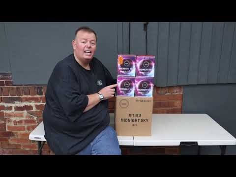 Midnight Sky firework demo by Evolution Fireworks