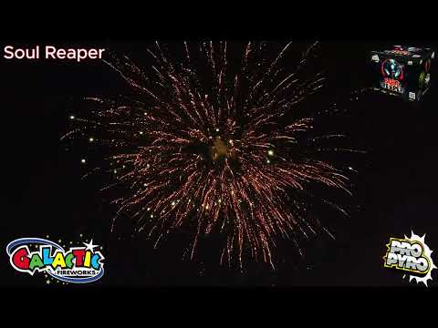 Firing demonstration of the Soul Reaper 1.3G firework.