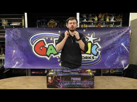 Wreak Havoc firework, firing demo