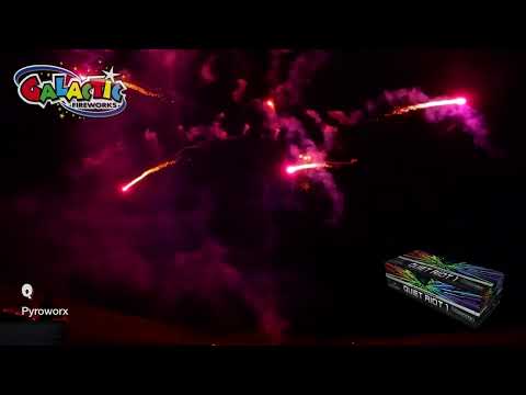 Quiet Riot firework, firing demo