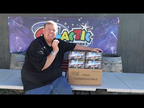 Thunderous Finale firework demo by Galactic Fireworks