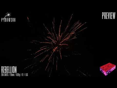 Rebellion firework, firing demo