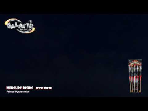Performance video of Mercury Rising rockets showing the double break effects.