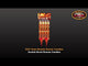 Atom Bombs roman candle firework demo — dual-burst 1.3G shots by Bright Star