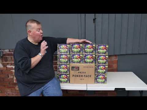 Poker Face 24-shot cake firework display video