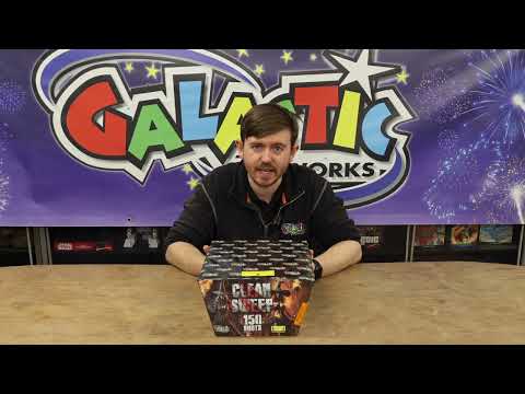 Clean Sweep firework demo by Galactic Fireworks