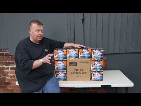 Sky Breaker firework demo by Primed Pyrotechnics