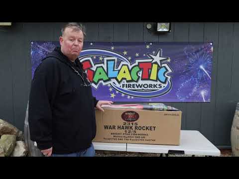 War Hawks rocket pack firework video, Bright Star