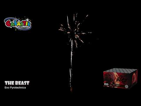 The Beast firework, firing demo