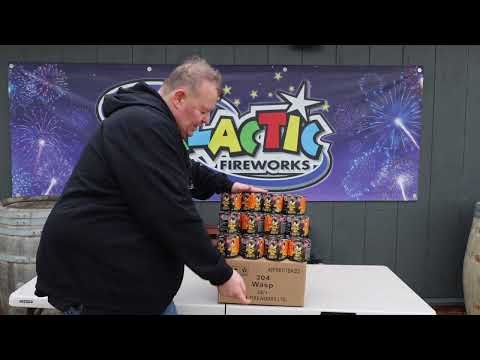 Wasp firework demo by Cube Fireworks