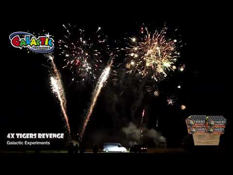 Tigers Revenge firework demo by Galactic Fireworks