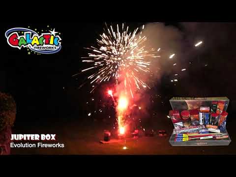 Jupiter Box firework, firing demo