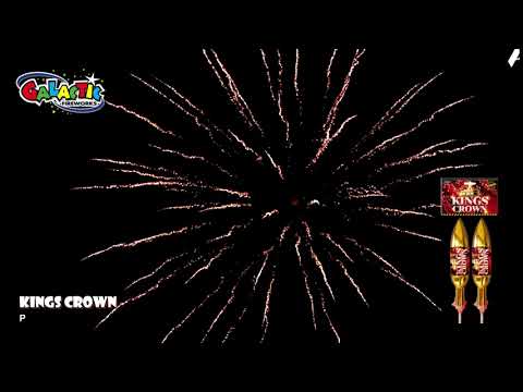 Firing demo of the Kings Crown rocket showing the massive gold brocade break.
