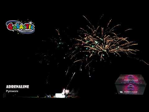 Adrenaline firework demo by Pyroworx