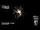 Stratosphere rocket exploding with a massive colourful burst in the night sky.