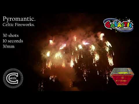 Pyromantic firework, firing demo