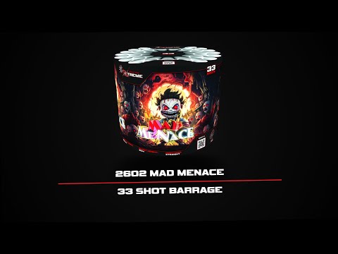 Performance video of the Mad Menace showing mines and tiger tails.