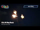 Hawk Slayer | Pack of 5 Loud, Powerful Rockets by Black Panther exploding mid-air with golden sparks, priced at £24.99 per pack for 2023.