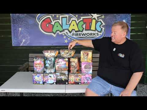Casino Royale Bag firework, firing demo