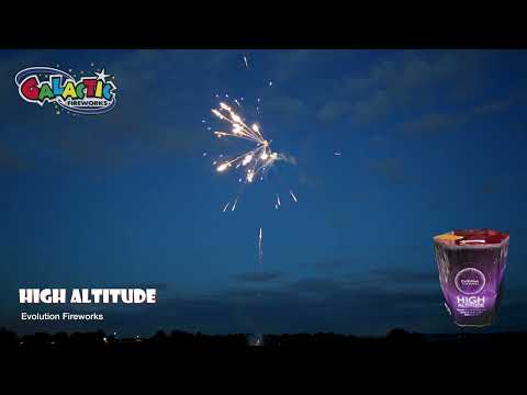 High Altitude firework demo by Evolution Fireworks