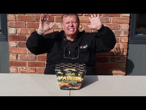 Galactic Fireworks team member discussing the Z-firing pattern and 1.3G power of Palms Away.