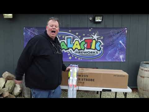 Super Strobes firework demo by Primed Pyrotechnics