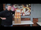 Angel Dust XL firework cake demonstration showing golden horsetail effects by Brothers Pyrotechnics