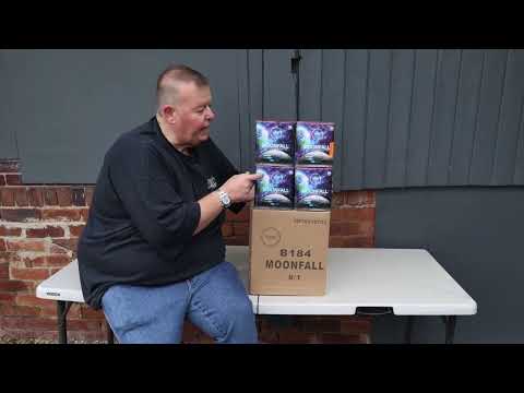 Moonfall firework demo by Evolution Fireworks