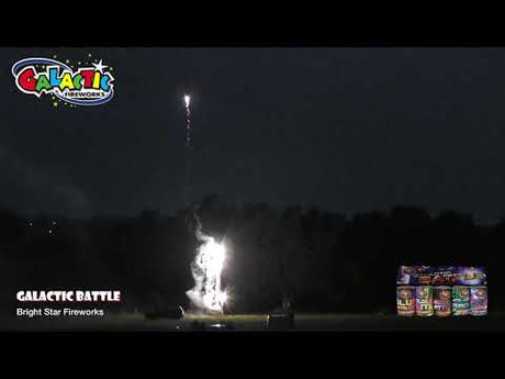 Galactic Battle firework, firing demo