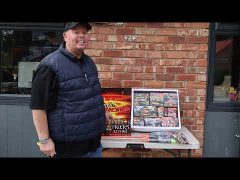 Big Bang Pack firework display, firing demo