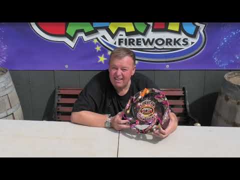 Bright Star Siberian Swirl firework display demonstration showing 45-second duration.