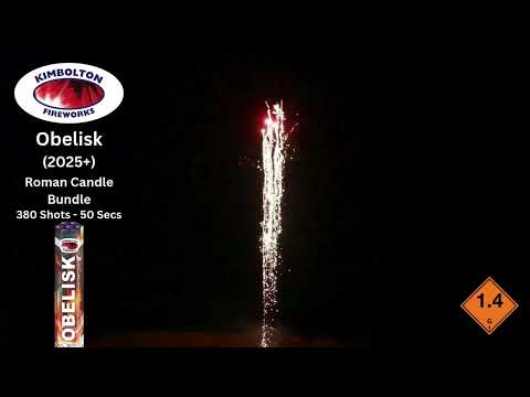 Performance video of Obelisk firing a rapid stream of 380 shots.