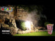 Popcorn Fountain firework, firing demo